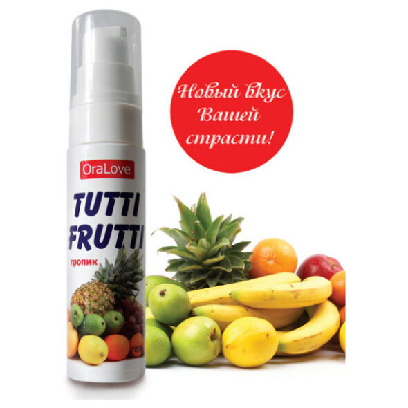 Buy best EDIBLE GEL LUBRICANT TUTTI-FRUTTI EXOTIC FRUITS Lubricants in Minsk with delivery